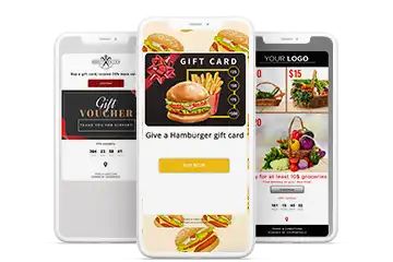 Various Digital regular Coupons in smartphones.