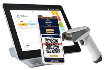 Validation of Digital Coupon on smartphone using a POS scanner.