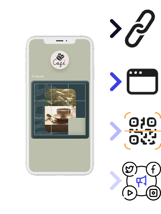 Smartphone with regular Coupon and distribution methods next to it.