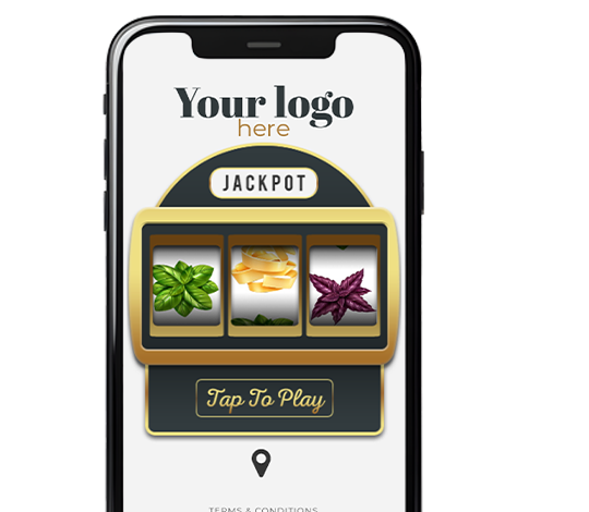 Digital Slot Machine Coupon on a smartphone.